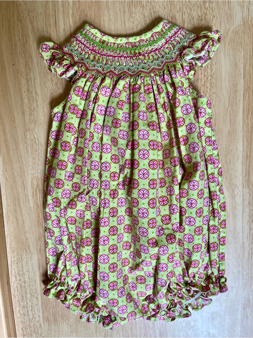 Bailey boys Girls smocked bubble